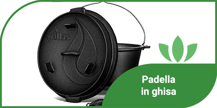 padella in ghisa