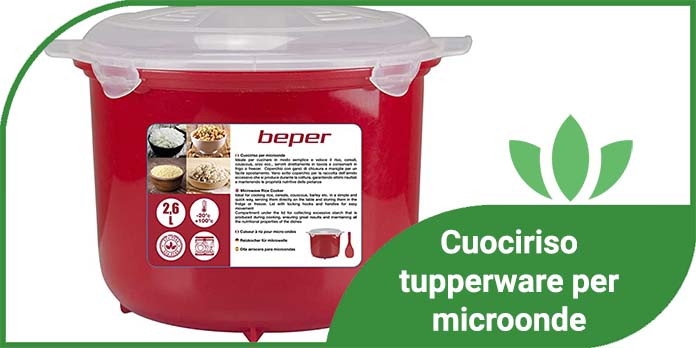 Cuociriso tupperware per microonde