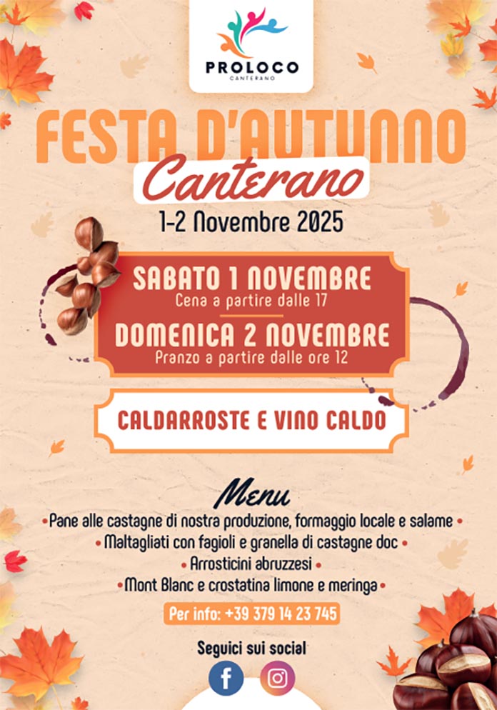 festa di autunno a canterano