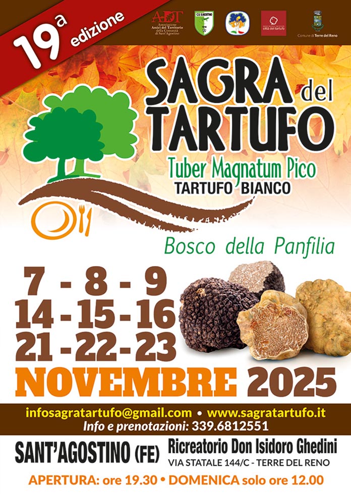 sagra tartufo sant agostino programma